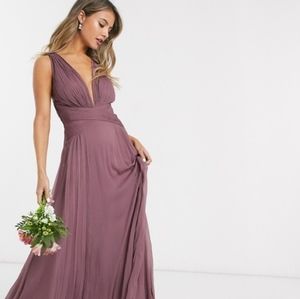 Convertible Bridesmaid Infinity Dress Purple
